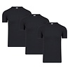 3-PACK HEREN T-SHIRT MET O-HALS EN K.M. M3000 ZWART