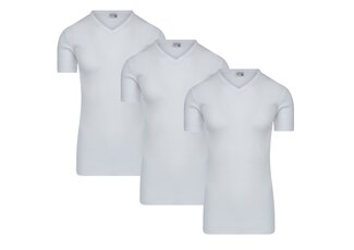 Beeren Ondergoed 3-PACK EXTRA LANG HEREN T-SHIRT MET V-HALS M3000 WIT Beeren Ondergoed 3-PACK EXTRA LANG HEREN T-SHIRT MET V-HALS M3000 WIT