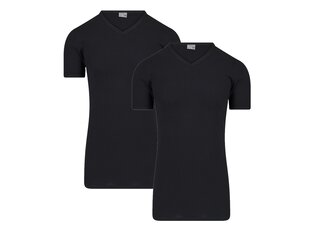 Beeren Ondergoed 2-PACK EXTRA LANG HEREN T-SHIRT MET V-HALS M3000 ZWART Beeren Ondergoed 2-PACK EXTRA LANG HEREN T-SHIRT MET V-HALS M3000 ZWART