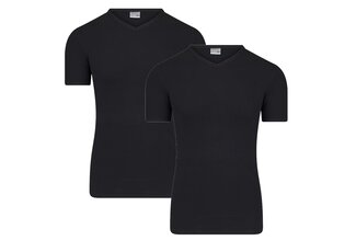 Beeren Ondergoed 2-PACK HEREN T-SHIRT MET V-HALS EN K.M. M3000 ZWART Beeren Ondergoed 2-PACK HEREN T-SHIRT MET V-HALS EN K.M. M3000 ZWART