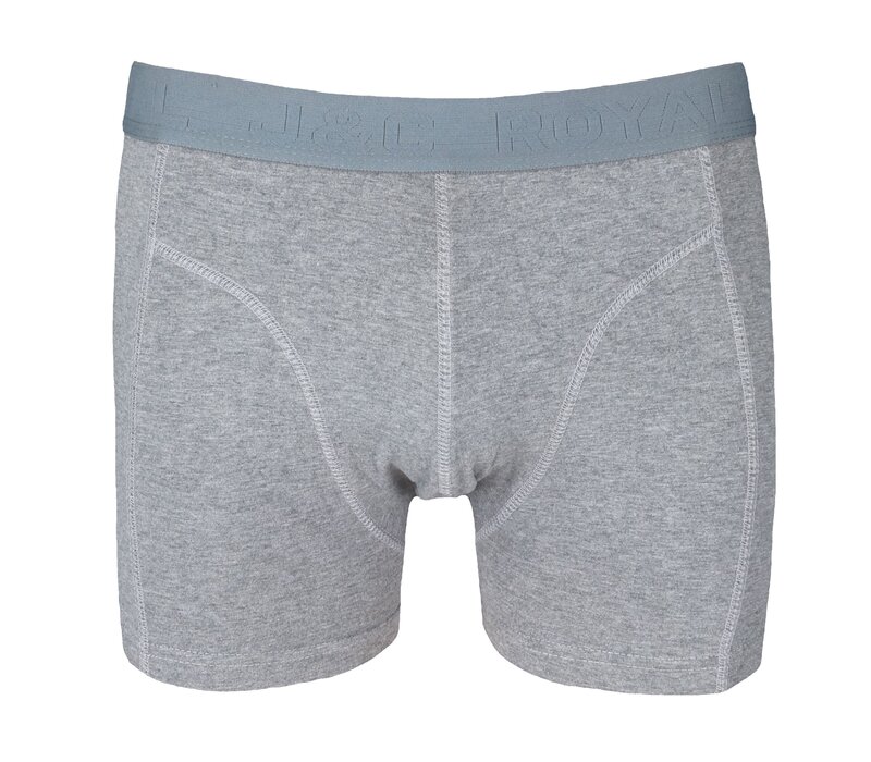 J&C HEREN BOXERSHORT H152 GEMELEERD GRIJS