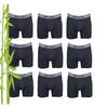 Gionettic 9-PACK GIONETTIC BAMBOE HEREN BOXERSHORTS ZWART