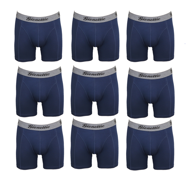 9-PACK GIONETTIC MODAL HEREN BOXERSHORTS MARINE