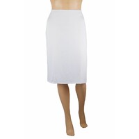J&C DAMES ONDERROK LANG (65CM) WIT