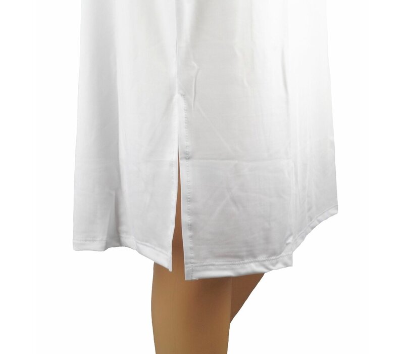 J&C DAMES ONDERROK LANG (65CM) WIT