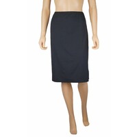 J&C DAMES ONDERROK LANG (65CM) ZWART