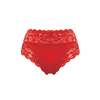 J&C Underwear J&C DAMES TAILLESLIP MET KANT ROOD H805