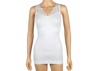 J&C Underwear 6407 J&C DAMES HEMD CORRIGEREND MET KANT WIT J&C Underwear 6407 J&C DAMES HEMD CORRIGEREND MET KANT WIT