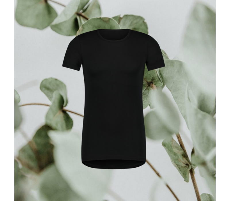 BEEREN GREEN COMFORT M181 HEREN T-SHIRT O-NECK ZWART