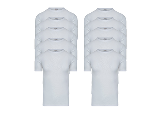 Beeren Ondergoed Beeren Heren T-shirt  K.M. M3000 Wit Bundel 10 Beeren Ondergoed Beeren Heren T-shirt  K.M. M3000 Wit Bundel 10