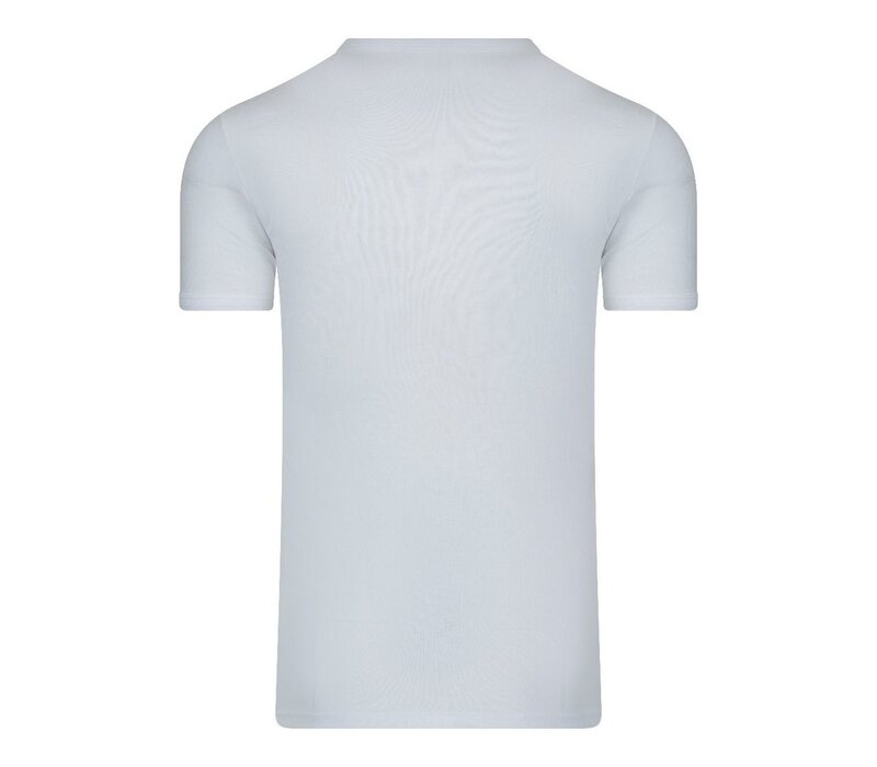 Beeren Heren T-shirt met ronde hals M3000 Wit Bundel van 5