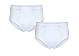 Beeren Ondergoed Beeren 2-pack Heren slip met gulp M3000 Wit Beeren Ondergoed Beeren 2-pack Heren slip met gulp M3000 Wit