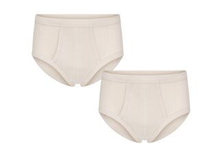 Beeren Ondergoed Beeren 2-pack Heren slip met gulp M3000 Beige Beeren Ondergoed Beeren 2-pack Heren slip met gulp M3000 Beige