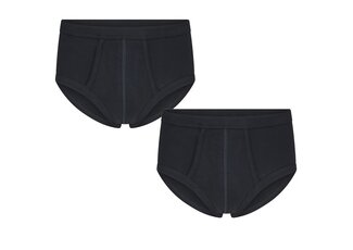 Beeren Ondergoed Beeren 2-pack Heren slip met gulp M3000 Zwart Beeren Ondergoed Beeren 2-pack Heren slip met gulp M3000 Zwart