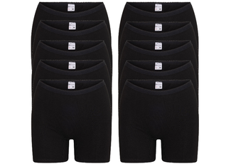 Beeren Ondergoed Beeren Ondergoed Dames Boxer Softly  Zwart Bundel van 10 Beeren Ondergoed Beeren Ondergoed Dames Boxer Softly  Zwart Bundel van 10
