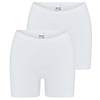 Beeren Ondergoed Beeren 2-pack Dames boxershort Softly met lange pijp Wit