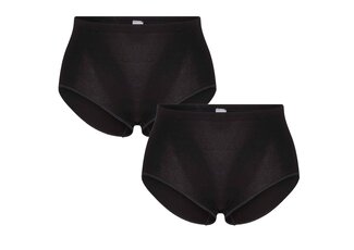 Beeren Ondergoed Beeren 2-pack Dames heupslip (Midi) Briljant Zwart Beeren Ondergoed Beeren 2-pack Dames heupslip (Midi) Briljant Zwart