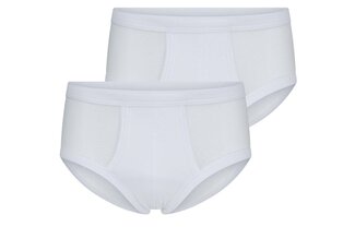 Beeren Ondergoed Beeren 2-pack heren slip met gulp Briljant Wit Beeren Ondergoed Beeren 2-pack heren slip met gulp Briljant Wit