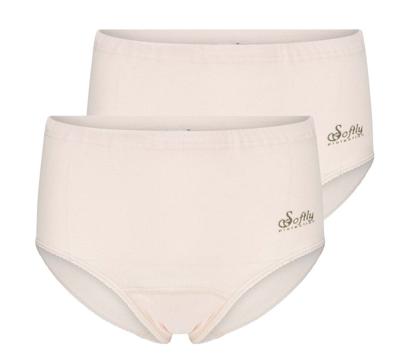 Beeren 2-pack Dames tailleslip Julia Beige