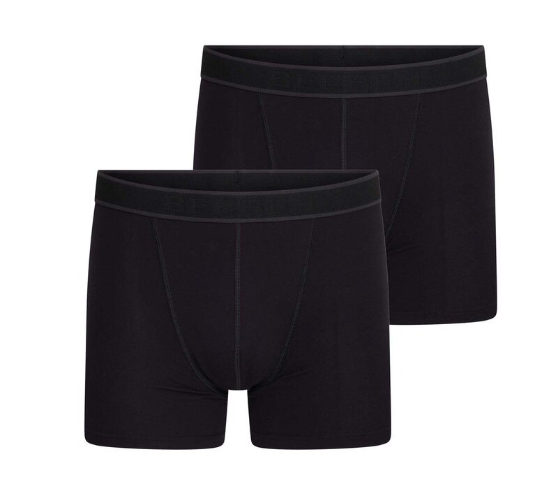 Beeren 2-pack Heren Boxershort Beeren Young Sven Zwart (zachte micro stof)