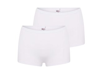 Beeren Ondergoed Beeren 2-pack Dames boxershort Comfort Feeling Wit Beeren Ondergoed Beeren 2-pack Dames boxershort Comfort Feeling Wit