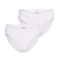 Beeren 2-pack Heren slip Comfort Feeling Wit