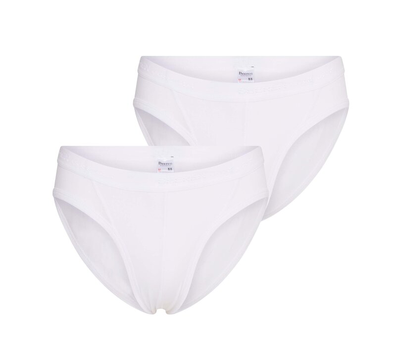 Beeren 2-pack Heren slip Comfort Feeling Wit