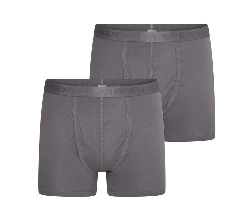 Beeren 2-pack Heren boxershort Dylan Grijs