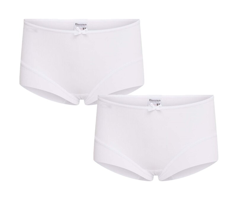 Beeren 2-pack Meisjes short Elegance Wit