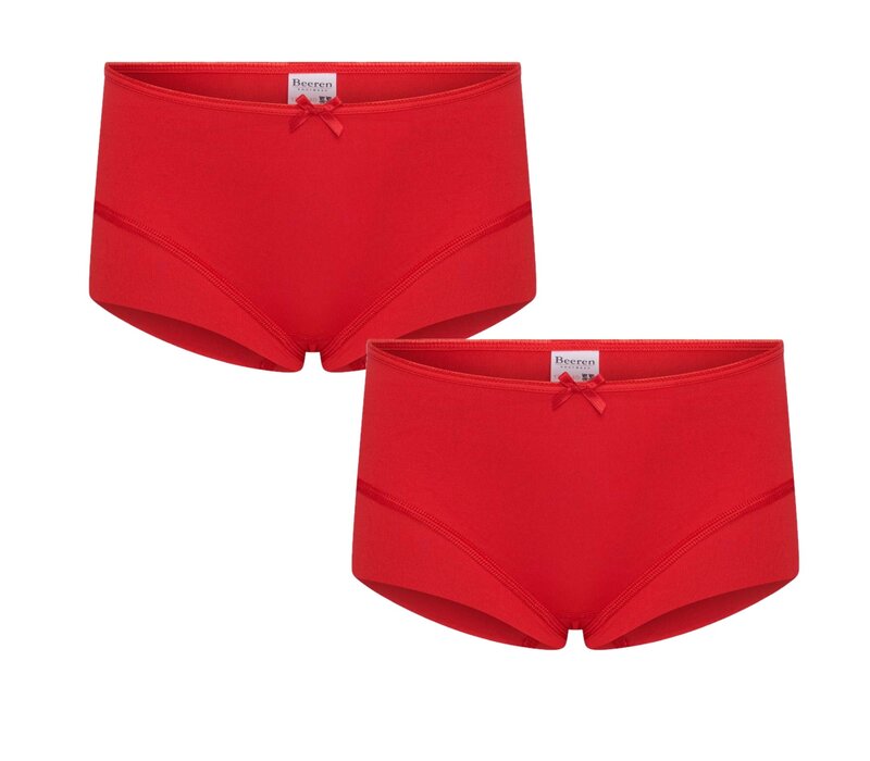 Beeren 2-pack Meisjes short Elegance Rood