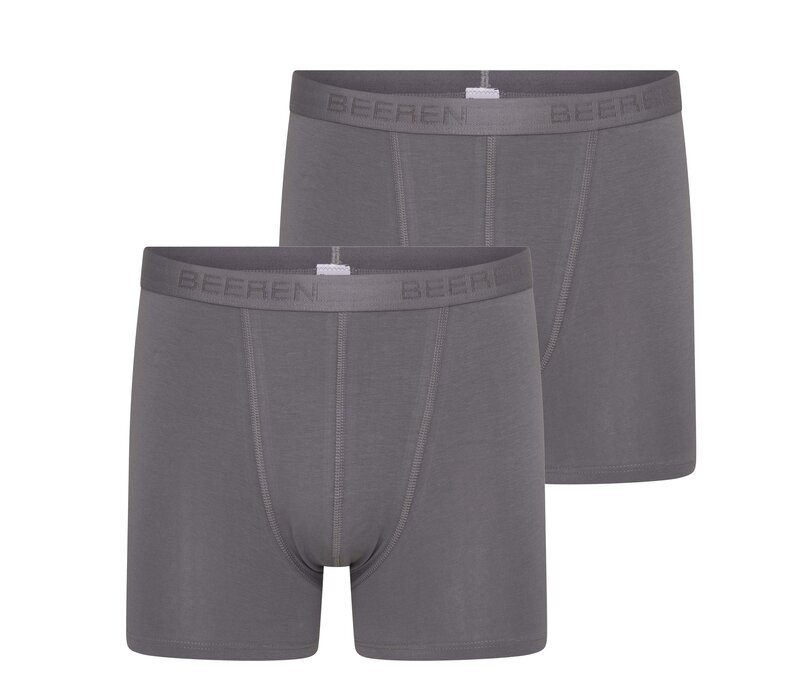 Beeren 2-pack Heren boxershort Roger Grijs