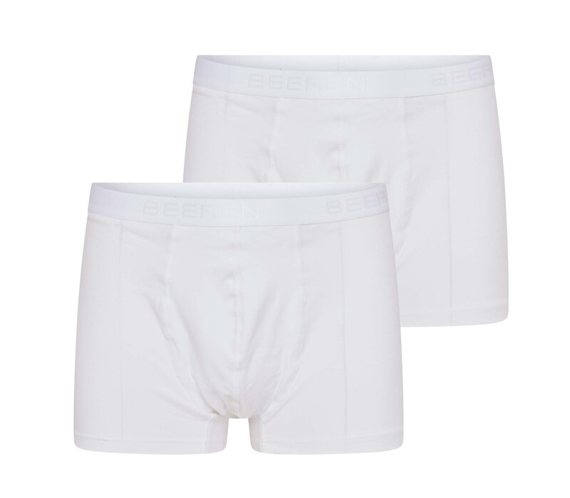 Beeren 2-pack Heren boxershort Rolf Wit