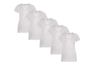 Beeren Ondergoed 5-PACK DAMES T-SHIRT MET V-HALS EN KORTE MOUW M3000 WIT Beeren Ondergoed 5-PACK DAMES T-SHIRT MET V-HALS EN KORTE MOUW M3000 WIT