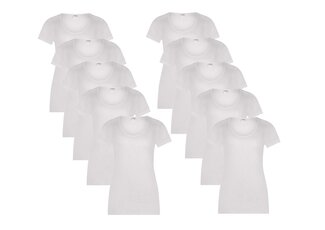 Beeren Ondergoed 10-PACK DAMES T-SHIRT MET O-HALS EN KORTE MOUW M3000 WIT Beeren Ondergoed 10-PACK DAMES T-SHIRT MET O-HALS EN KORTE MOUW M3000 WIT