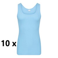 Beeren Ondergoed Heren  Singlets M3000 Blauw Bundel van 10