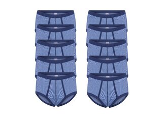 Beeren Ondergoed Beeren Heren Slips M2000 Blauw Bundel van 10 Beeren Ondergoed Beeren Heren Slips M2000 Blauw Bundel van 10