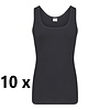 Beeren Ondergoed Heren Singlets M3000 Zwart Bundel van 10