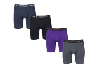 J&C Underwear 4-PACK HERENBOXERSHORT MET LANGE PIJPEN J&C Underwear 4-PACK HERENBOXERSHORT MET LANGE PIJPEN