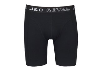 J&C Underwear HERENBOXERSHORT MET LANGE PIJPEN ZWART J&C Underwear HERENBOXERSHORT MET LANGE PIJPEN ZWART