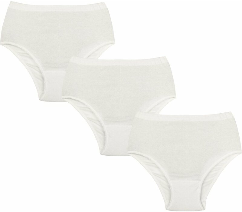 3-PAK DAMES TAILLESLIP H301 WIT