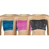 J&C Underwear 3-pack Dames Bandeau met verwijderbare cups J&C assorti