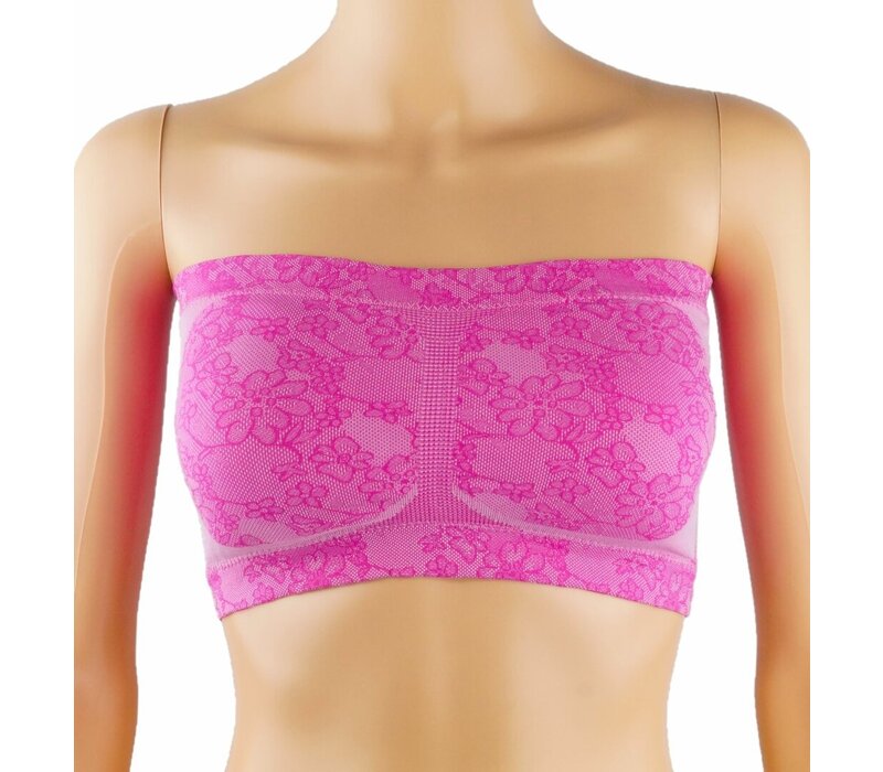 3-pack Dames Bandeau met verwijderbare cups J&C assorti