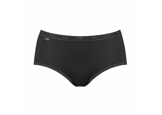 Sloggi Dames slip Basic+ Midi Zwart Sloggi Dames slip Basic+ Midi Zwart