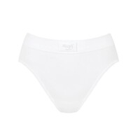 Sportieve dames tailleslip met badstof kruisje, van het merk Sloggi, gemaakt van 95% Katoen en 5% Elastaan.