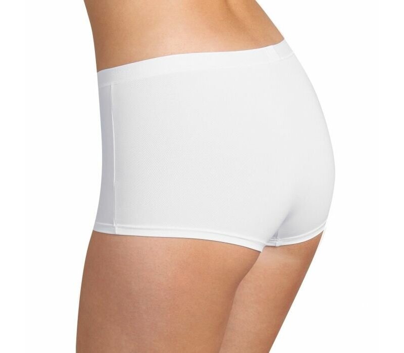 Dames Short met korte pijpjes, van het merk Sloggi, gemaakt van 84% Polyamide en 16% Elastaan