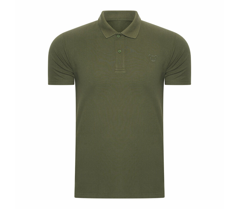 Beeren Heren Polo Izaak Pique Korte mouw Groen