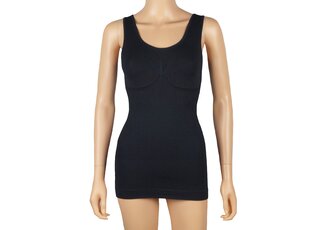 J&C Underwear Dames correctie hemd 6408 van J&C zwart