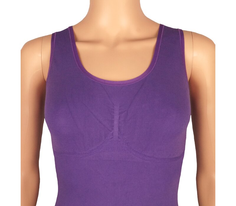 Dames correctie hemd 6408 van J&C Paars