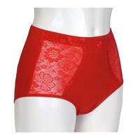 Dames tailleslip H201 van J&C licht corrigerend Rood