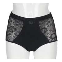 Dames tailleslip H201 van J&C  licht corrigerend Zwart